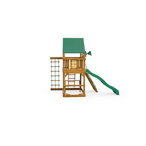 Gorilla Playsets Chateau Tower Swing Set & Reviews Wayfair